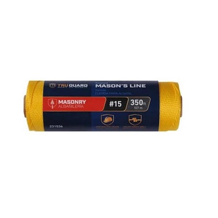 Mibro 15 in. x 350 ft. Tru Gaurd Nylon Twine, Gold 231536